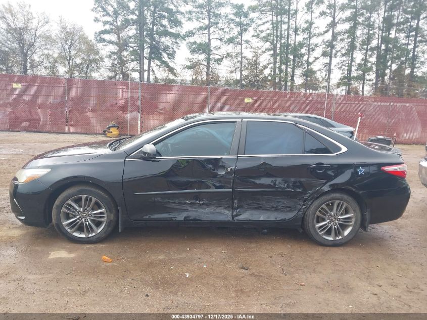 2016 Toyota Camry Se VIN: 4T1BF1FK5GU248829 Lot: 43934797