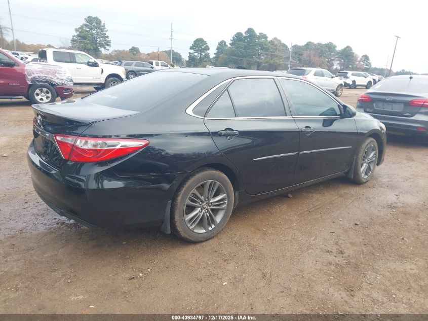 2016 Toyota Camry Se VIN: 4T1BF1FK5GU248829 Lot: 43934797