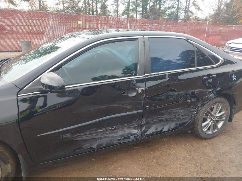 2016 Toyota Camry Se VIN: 4T1BF1FK5GU248829 Lot: 43934797