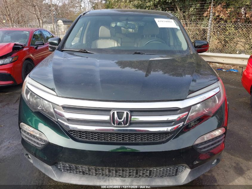 2016 Honda Pilot Ex-L VIN: 5FNYF5H50GB060063 Lot: 43934803