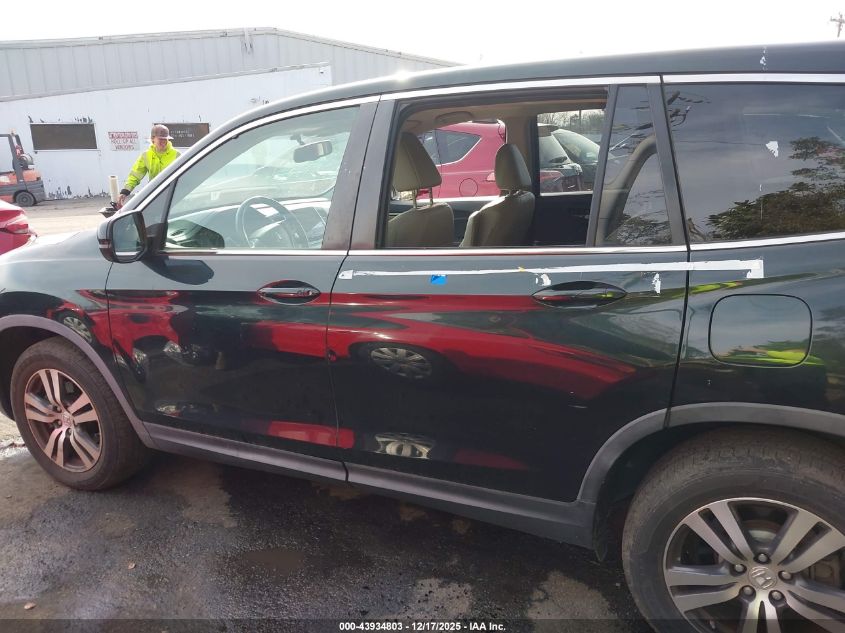 2016 Honda Pilot Ex-L VIN: 5FNYF5H50GB060063 Lot: 43934803