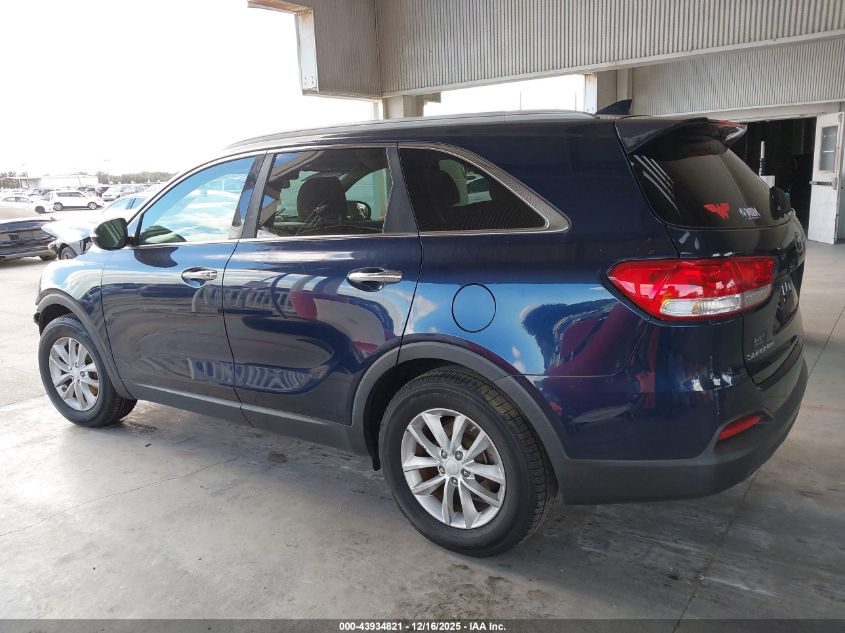2017 Kia Sorento 2.4L Lx VIN: 5XYPG4A35HG197215 Lot: 43934821
