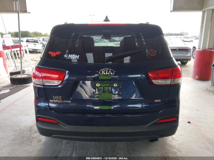 2017 Kia Sorento 2.4L Lx VIN: 5XYPG4A35HG197215 Lot: 43934821