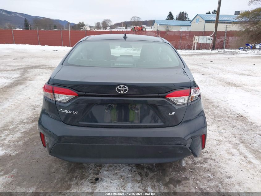 2025 Toyota Corolla Le VIN: 5YFB4MDE9SP314779 Lot: 43934825
