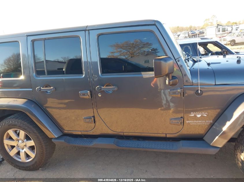 2017 Jeep Wrangler Unlimited Sahara 4X4 VIN: 1C4BJWEG2HL590713 Lot: 43934826