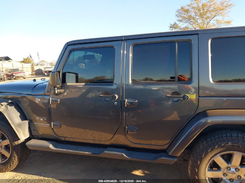 2017 Jeep Wrangler Unlimited Sahara 4X4 VIN: 1C4BJWEG2HL590713 Lot: 43934826