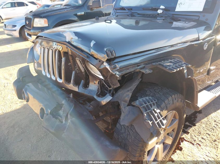 2017 Jeep Wrangler Unlimited Sahara 4X4 VIN: 1C4BJWEG2HL590713 Lot: 43934826