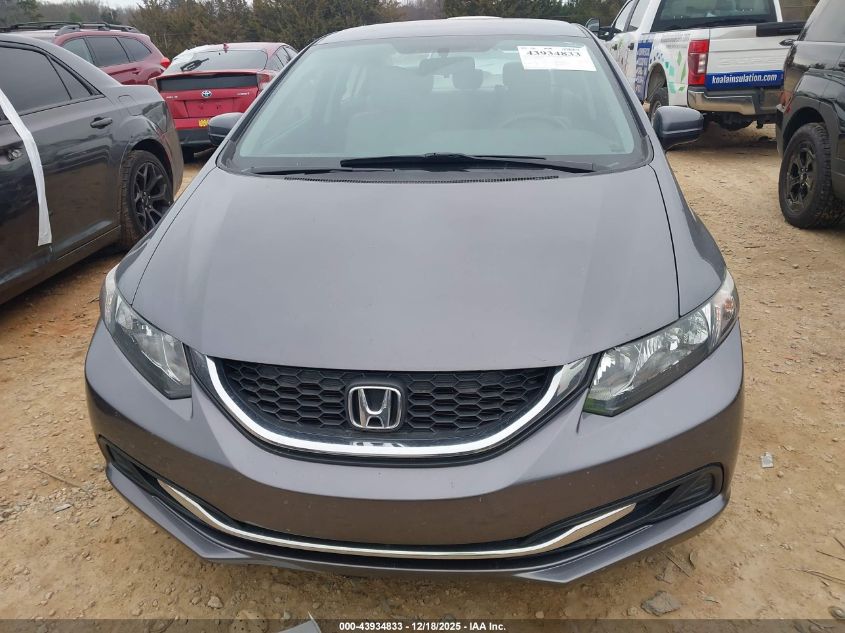 2015 Honda Civic Lx VIN: 19XFB2F55FE030937 Lot: 43934833