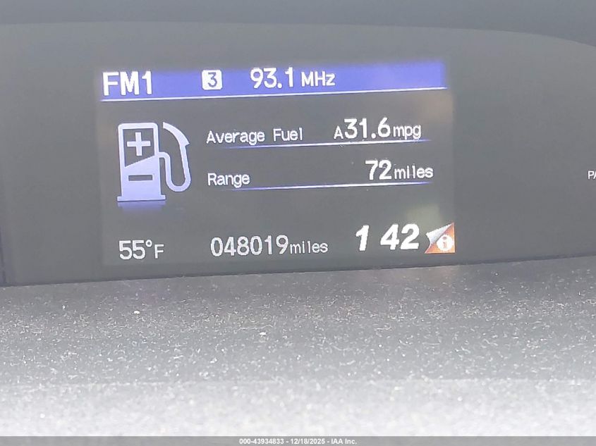 2015 Honda Civic Lx VIN: 19XFB2F55FE030937 Lot: 43934833