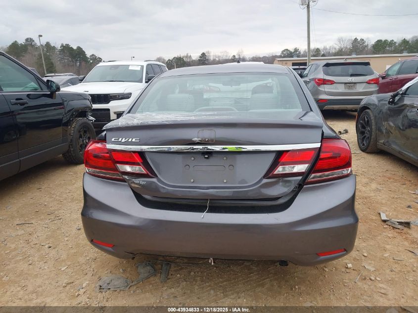 2015 Honda Civic Lx VIN: 19XFB2F55FE030937 Lot: 43934833