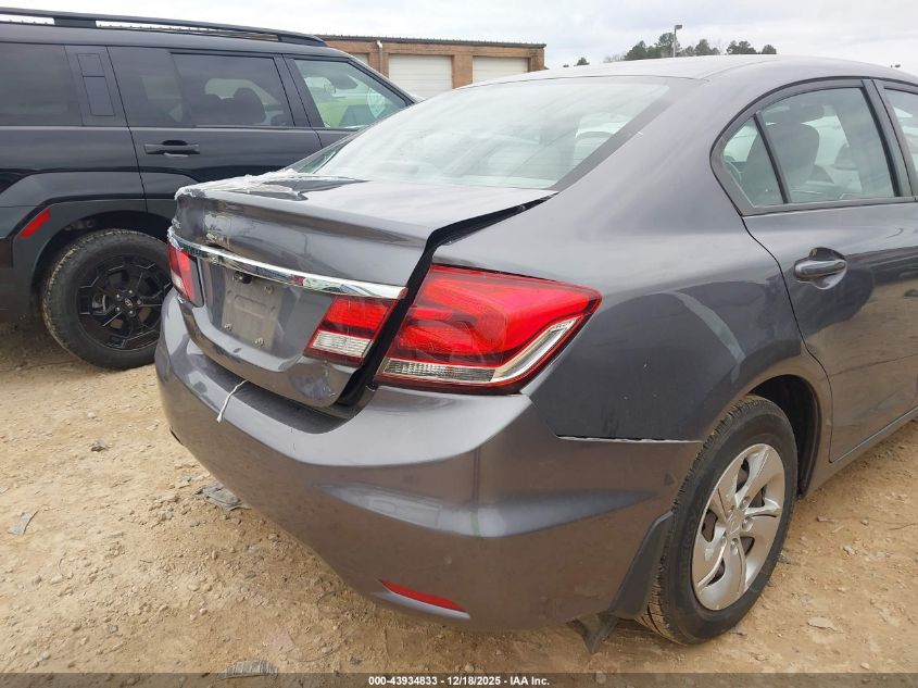 2015 Honda Civic Lx VIN: 19XFB2F55FE030937 Lot: 43934833