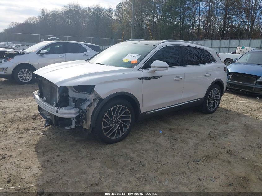 2019 Lincoln Nautilus Reserve VIN: 2LMPJ6L91KBL57133 Lot: 43934844