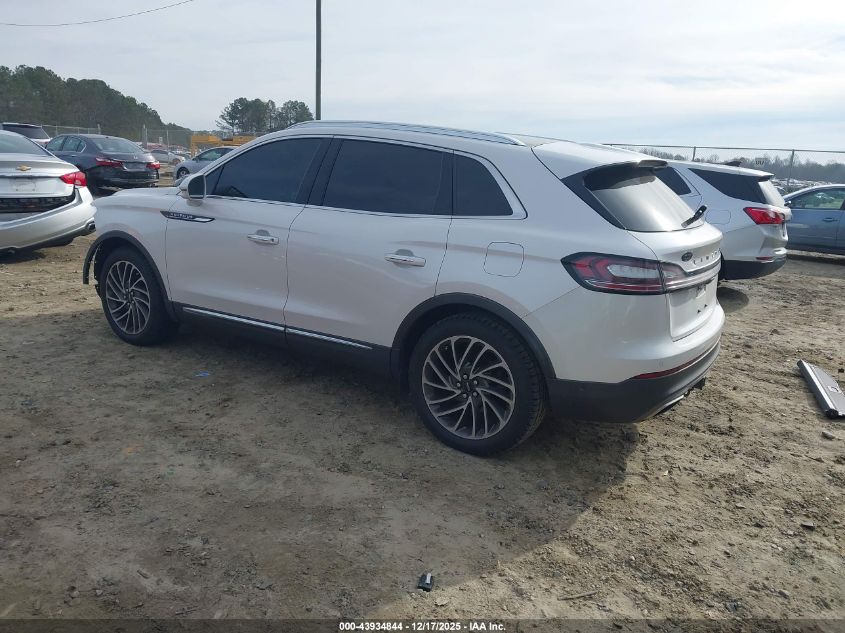 2019 Lincoln Nautilus Reserve VIN: 2LMPJ6L91KBL57133 Lot: 43934844