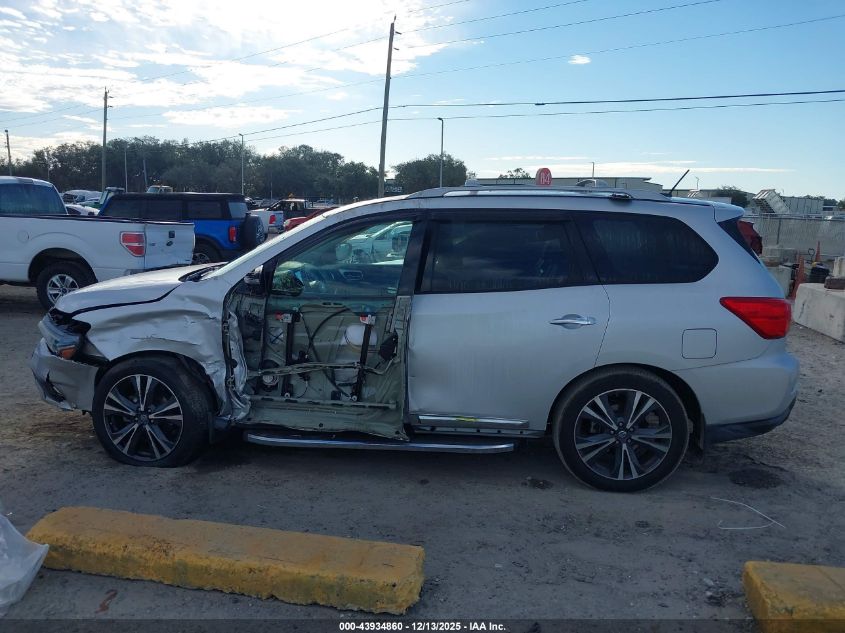 2018 Nissan Pathfinder Platinum VIN: 5N1DR2MN8JC643393 Lot: 43934860