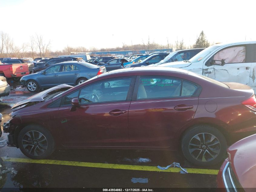 2014 Honda Civic Ex VIN: 2HGFB2F87EH539913 Lot: 43934862