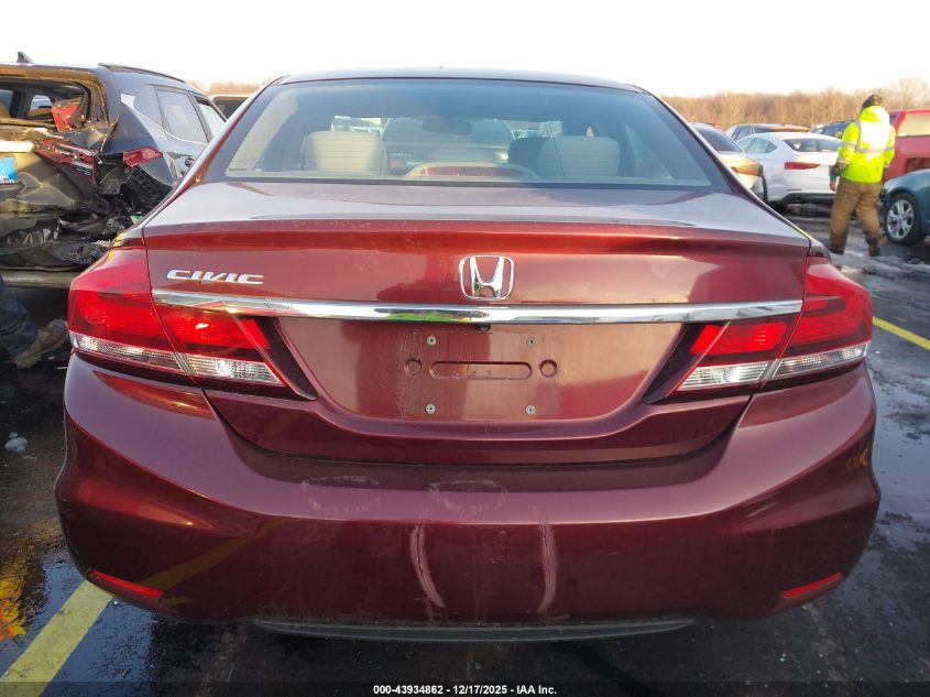 2014 Honda Civic Ex VIN: 2HGFB2F87EH539913 Lot: 43934862