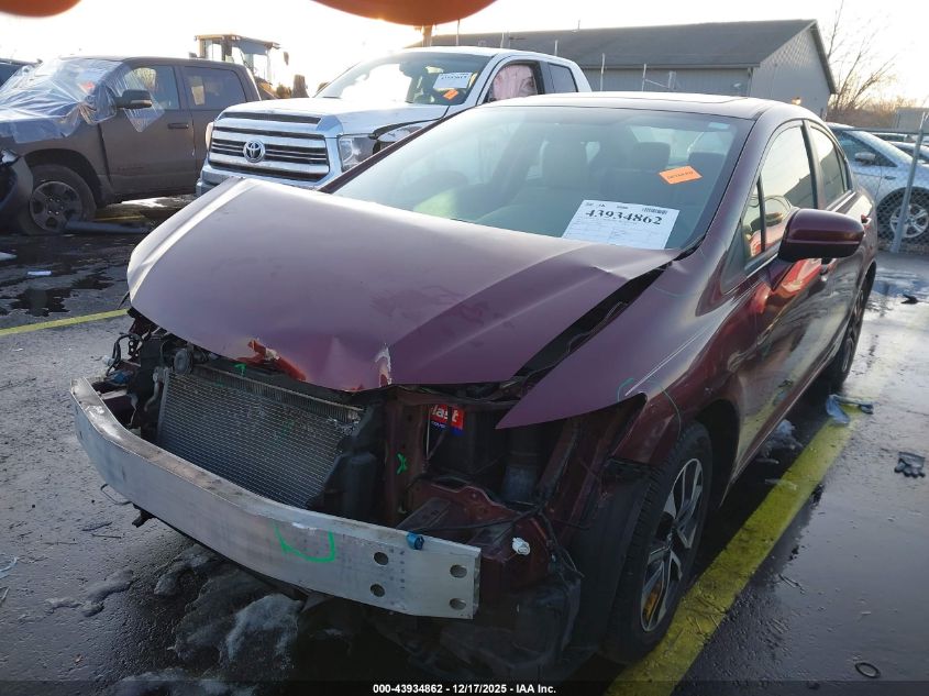 2014 Honda Civic Ex VIN: 2HGFB2F87EH539913 Lot: 43934862