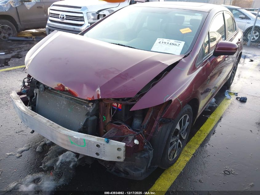 2014 Honda Civic Ex VIN: 2HGFB2F87EH539913 Lot: 43934862