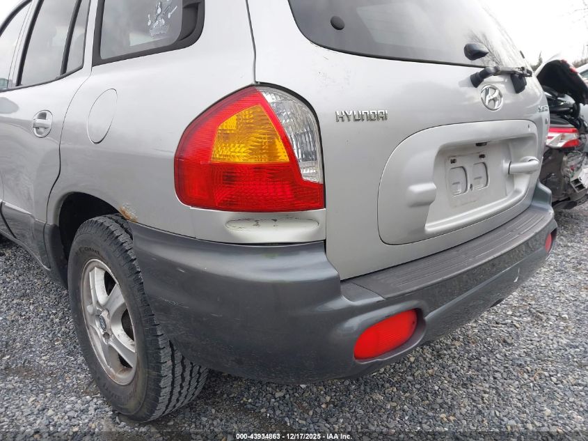 2003 Hyundai Santa Fe Gls/Lx VIN: KM8SC13DX3U526973 Lot: 43934863