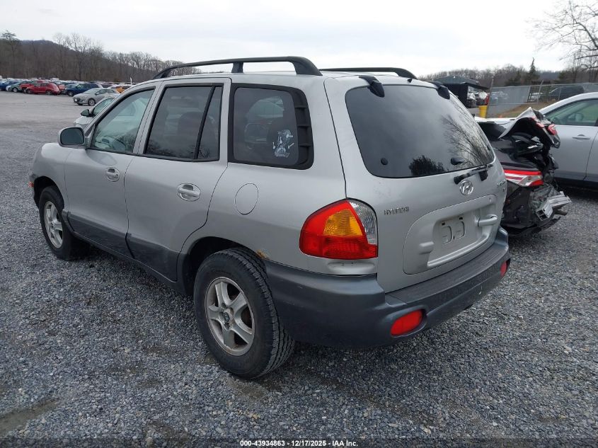 2003 Hyundai Santa Fe Gls/Lx VIN: KM8SC13DX3U526973 Lot: 43934863