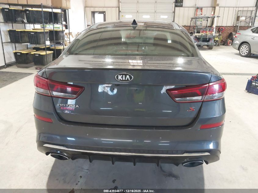 2019 Kia Optima S VIN: 5XXGT4L39KG284278 Lot: 43934877
