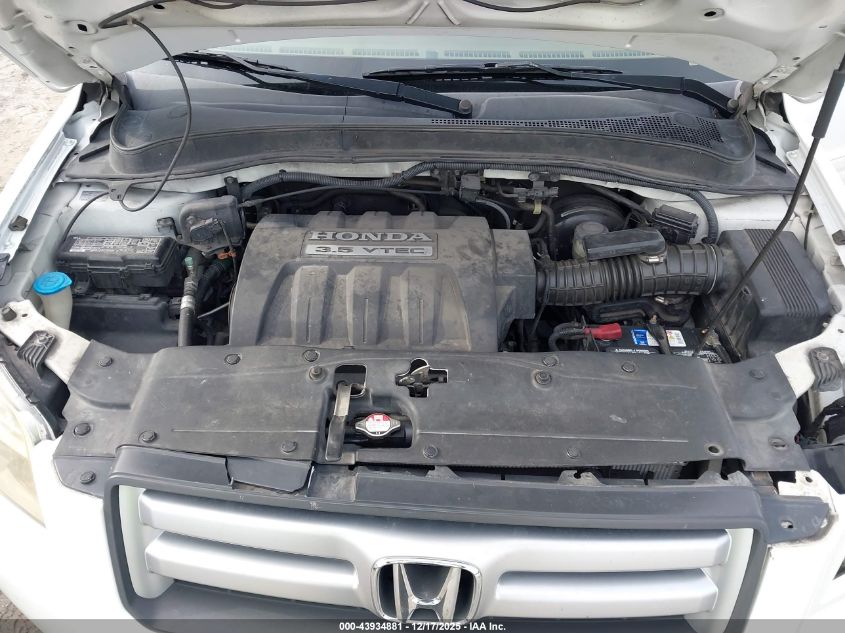 2007 Honda Pilot Ex-L VIN: 5FNYF18587B012836 Lot: 43934881