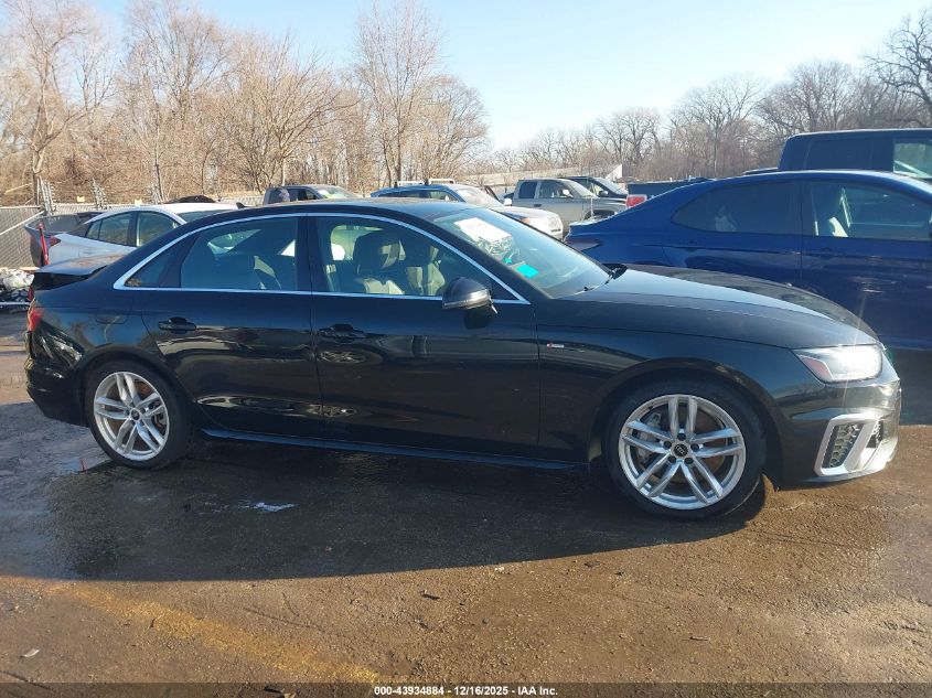 2023 Audi A4 Premium Plus 45 Tfsi S Line Quattro S Tronic VIN: WAUEAAF40PN016664 Lot: 43934884