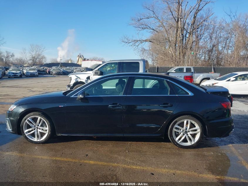 2023 Audi A4 Premium Plus 45 Tfsi S Line Quattro S Tronic VIN: WAUEAAF40PN016664 Lot: 43934884