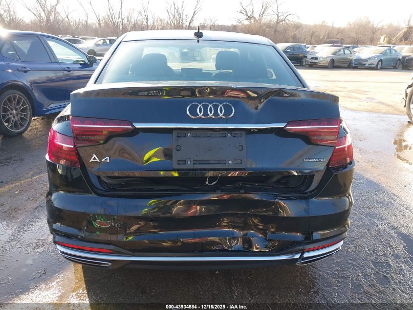 2023 Audi A4 Premium Plus 45 Tfsi S Line Quattro S Tronic VIN: WAUEAAF40PN016664 Lot: 43934884