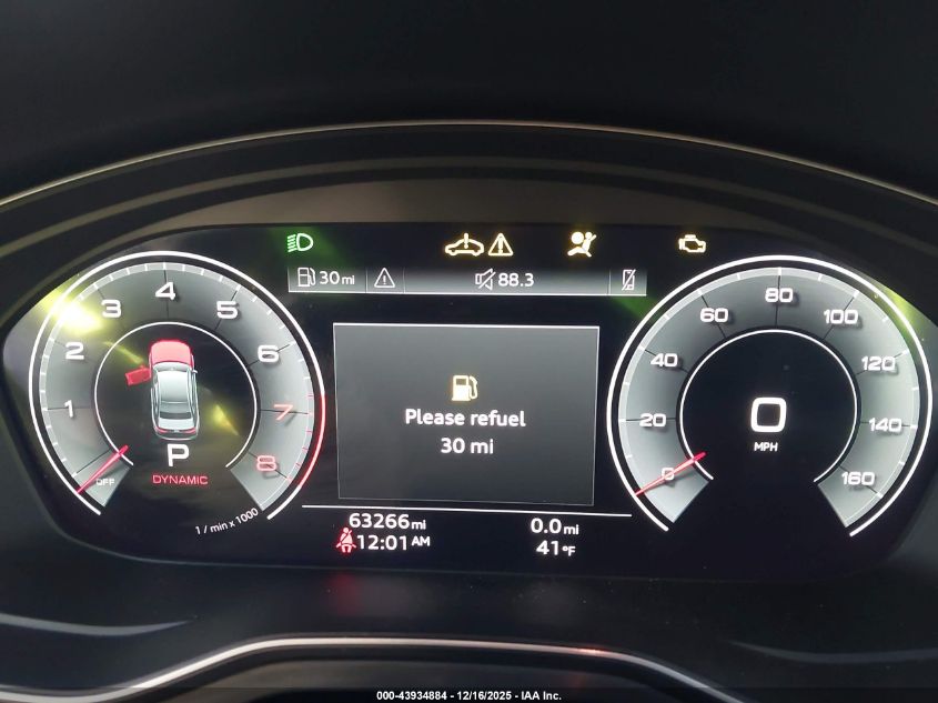 2023 Audi A4 Premium Plus 45 Tfsi S Line Quattro S Tronic VIN: WAUEAAF40PN016664 Lot: 43934884