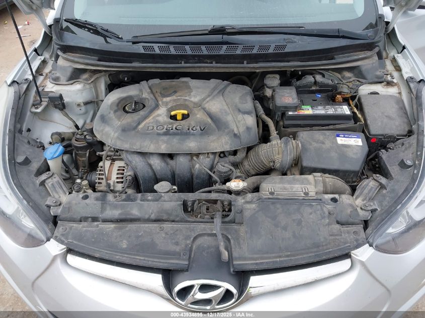 2014 Hyundai Elantra Limited VIN: KMHDH4AE9EU172485 Lot: 43934895