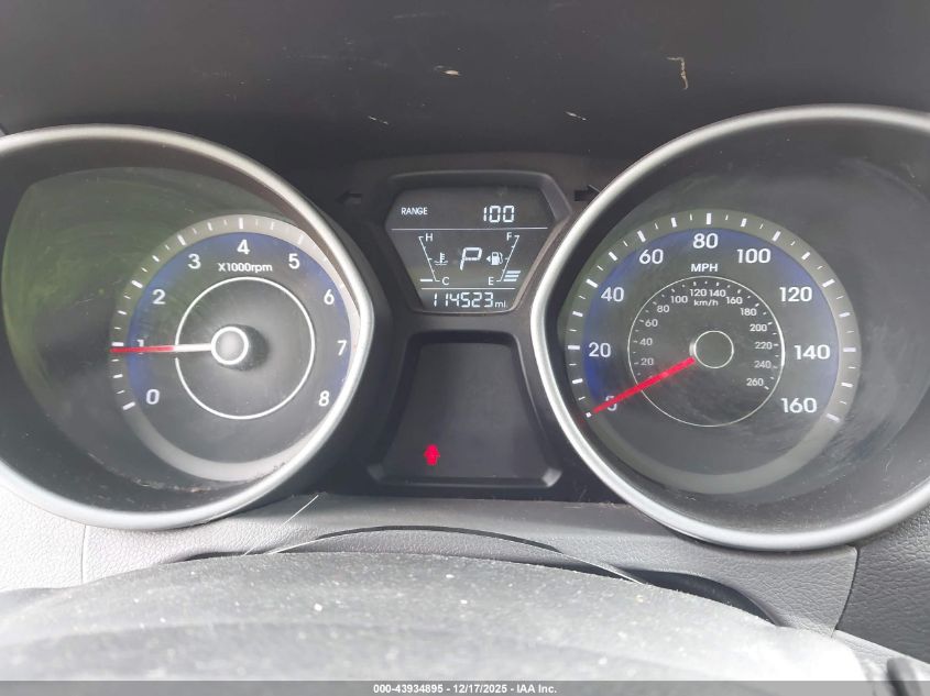 2014 Hyundai Elantra Limited VIN: KMHDH4AE9EU172485 Lot: 43934895