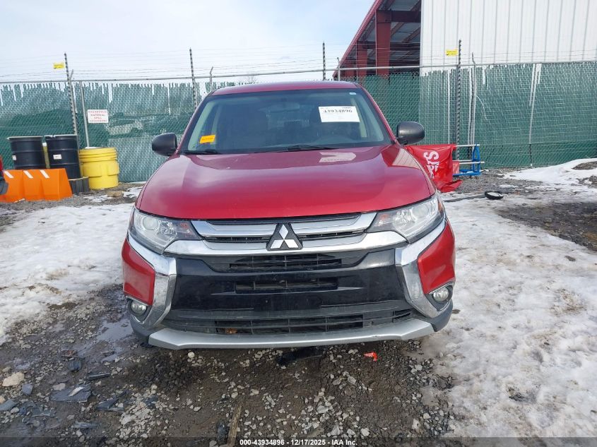 2017 Mitsubishi Outlander Es VIN: JA4AZ2A30HZ068430 Lot: 43934896