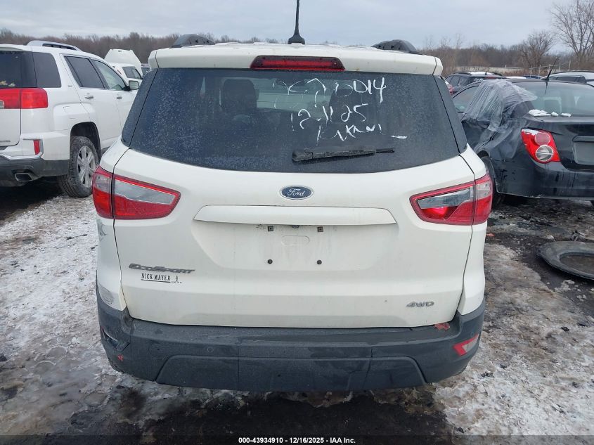 2018 Ford Ecosport Se VIN: MAJ6P1UL4JC171131 Lot: 43934910