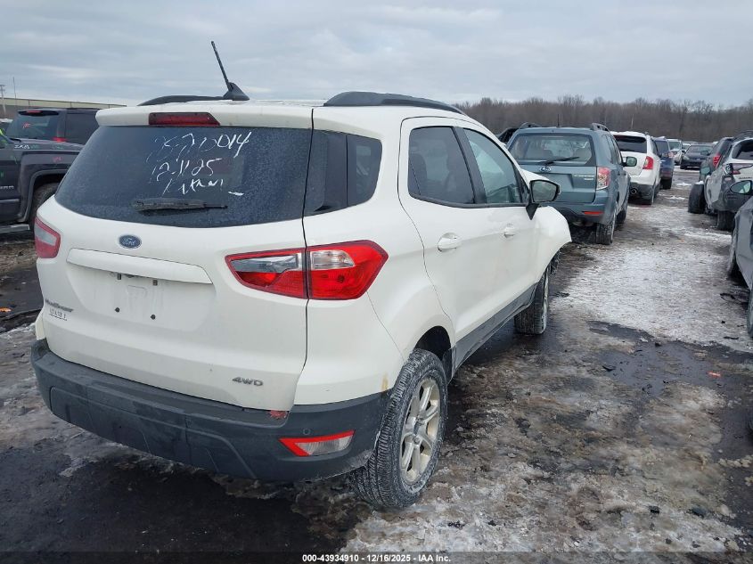 2018 Ford Ecosport Se VIN: MAJ6P1UL4JC171131 Lot: 43934910