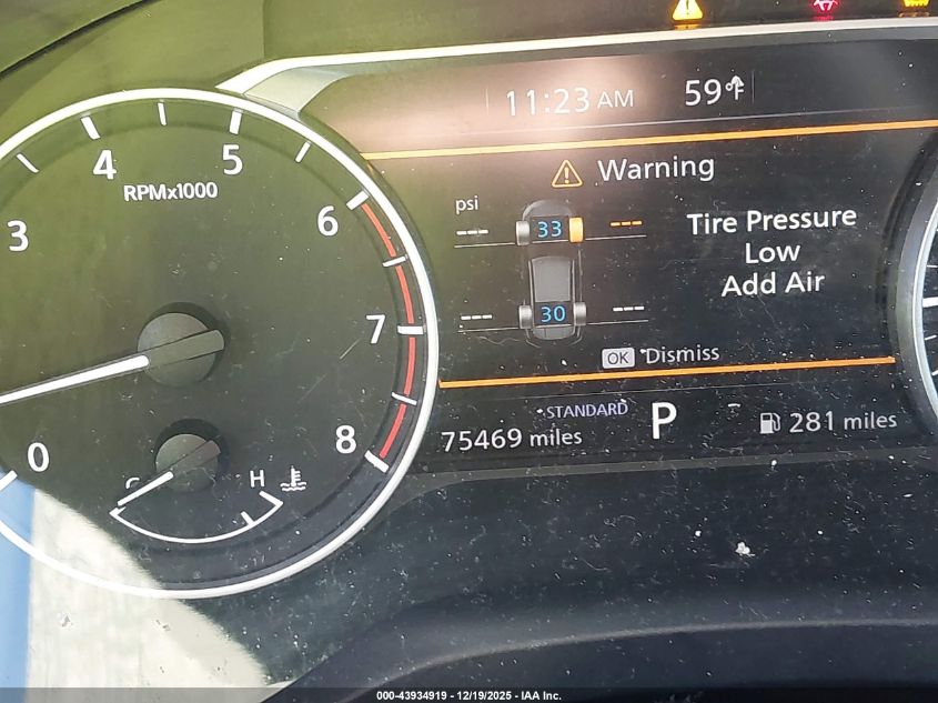 2023 Nissan Rogue Sv Fwd VIN: 5N1BT3BAXPC824504 Lot: 43934919