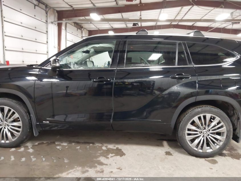 2022 Toyota Highlander Hybrid Platinum VIN: 5TDEBRCH3NS078640 Lot: 43934941