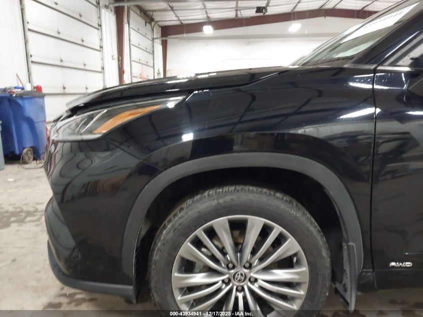 2022 Toyota Highlander Hybrid Platinum VIN: 5TDEBRCH3NS078640 Lot: 43934941
