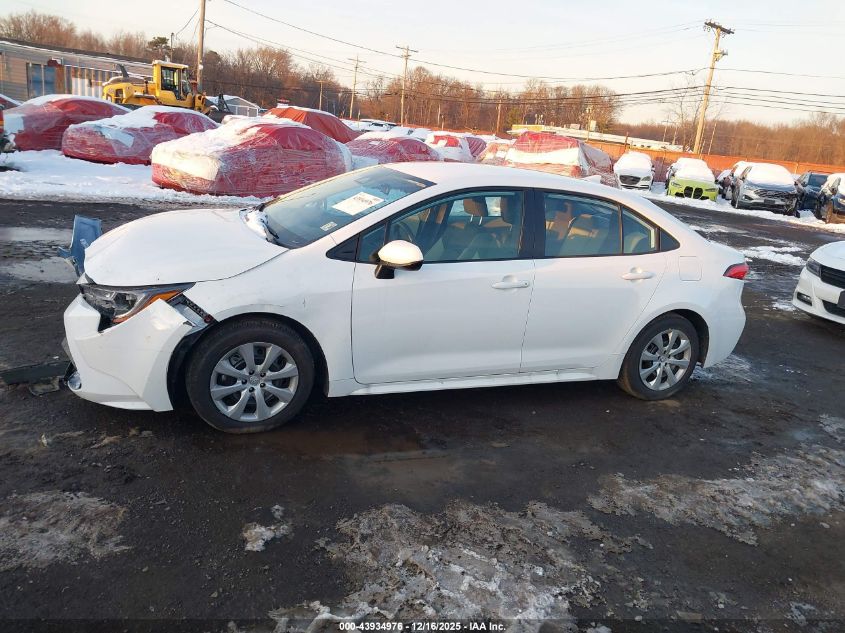 2025 Toyota Corolla Le VIN: 5YFB4MDEXSP305444 Lot: 43934976