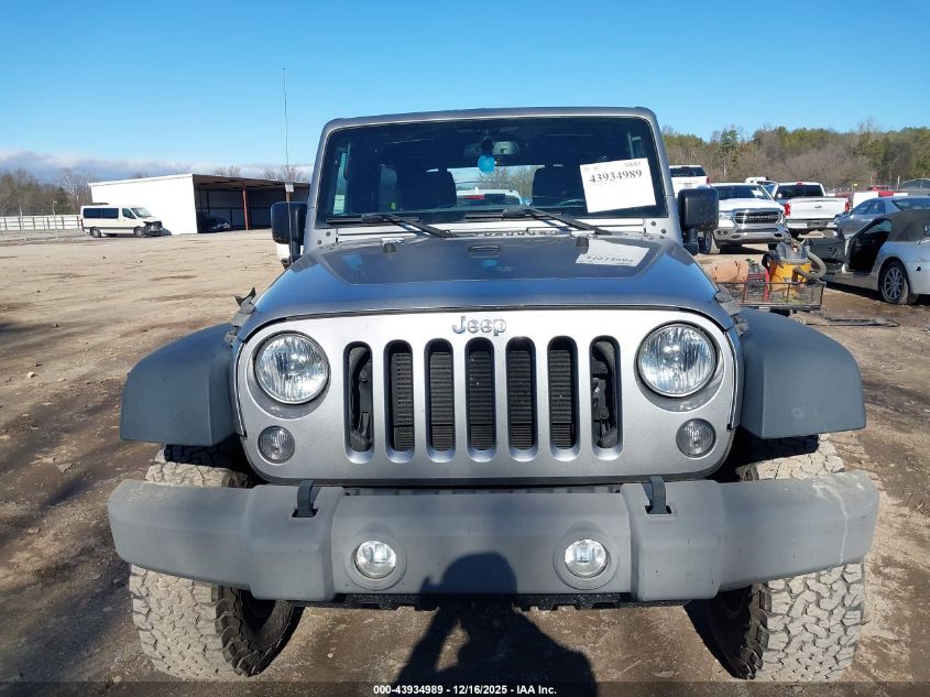 2016 Jeep Wrangler Unlimited Sport VIN: 1C4HJWDG5GL102896 Lot: 43934989