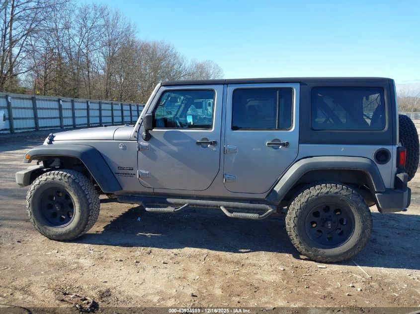 2016 Jeep Wrangler Unlimited Sport VIN: 1C4HJWDG5GL102896 Lot: 43934989