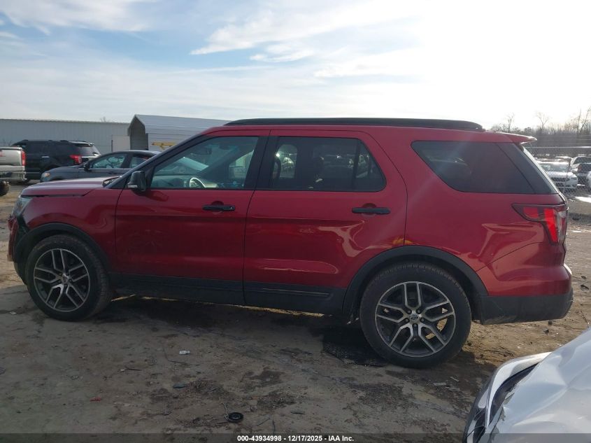 2016 Ford Explorer Sport VIN: 1FM5K8GT6GGB57494 Lot: 43934998