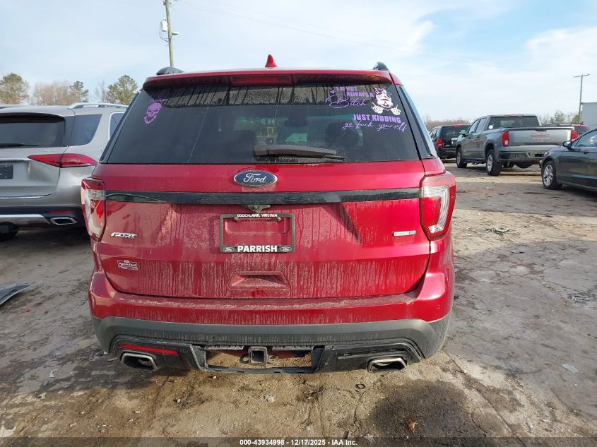 2016 Ford Explorer Sport VIN: 1FM5K8GT6GGB57494 Lot: 43934998
