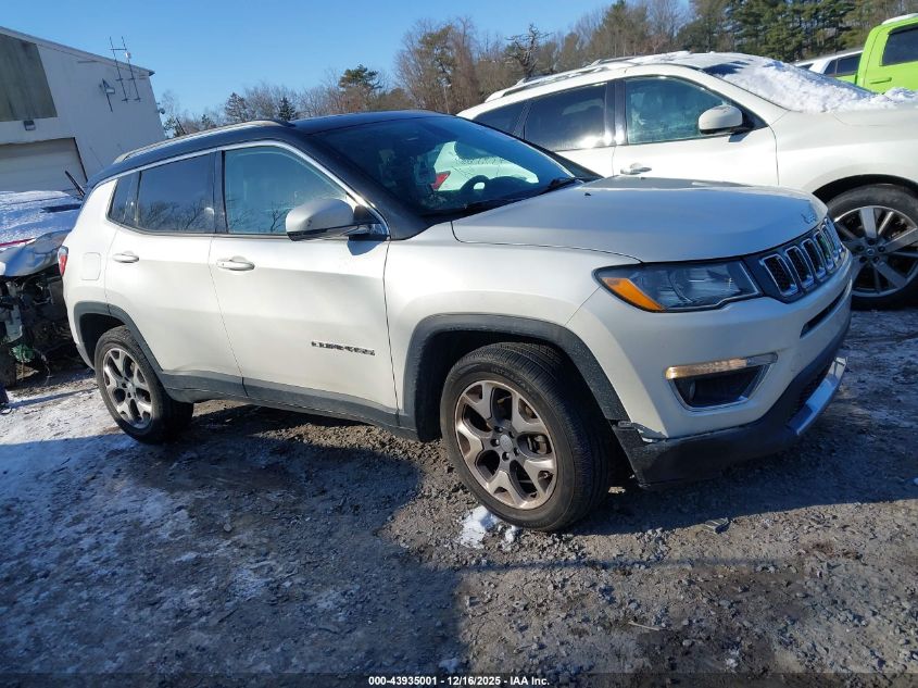 2018 Jeep Compass Limited 4X4 VIN: 3C4NJDCB2JT101228 Lot: 43935001