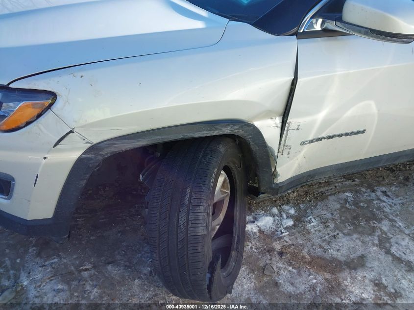 2018 Jeep Compass Limited 4X4 VIN: 3C4NJDCB2JT101228 Lot: 43935001