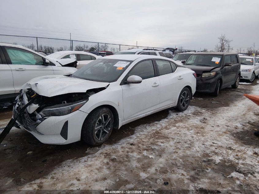 2025 Nissan Sentra Sv VIN: 3N1AB8CV1SY400021 Lot: 43935013