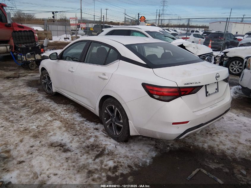 2025 Nissan Sentra Sv VIN: 3N1AB8CV1SY400021 Lot: 43935013
