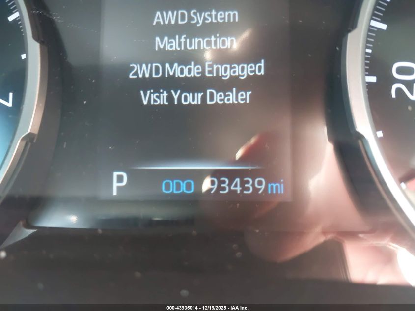 2019 Toyota Rav4 Xle VIN: 2T3P1RFV3KC009486 Lot: 43935014