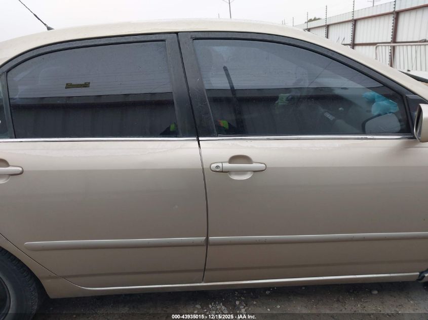 2006 Toyota Corolla Le VIN: 2T1BR32E86C583778 Lot: 43935015