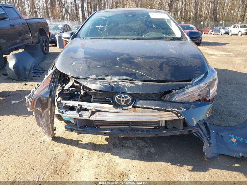 2021 Toyota Corolla Le VIN: JTDEPMAE6MJ170141 Lot: 43935022